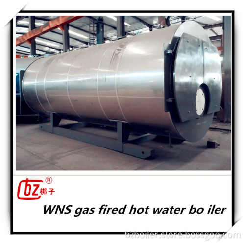 Horizantal stainless steel oil hot water boiler for hotel